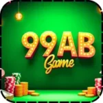 "99AB Game APK logo with design elements."